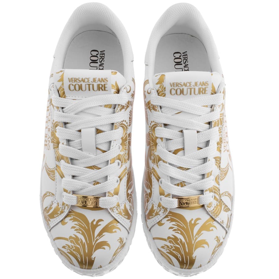 Alternative Image for ProductVersace Jeans Couture Logo Trainers White3